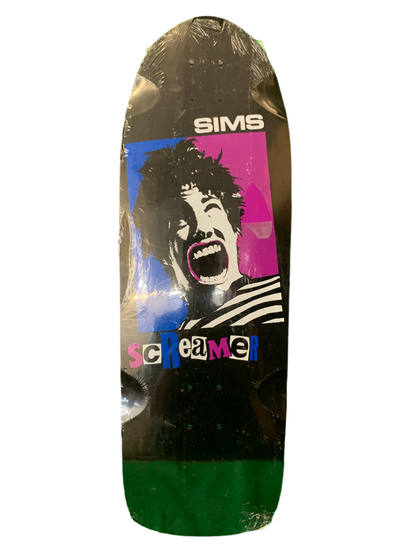 Sims Screamer Reissue Black/Blue/Purple 10.1" Classic Skateboard Deck