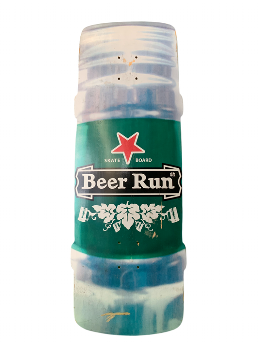 Beer Run Keg Can Shaped 10" Classic Skateboard Deck