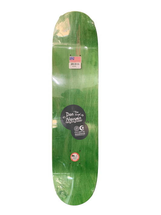 Foundation Don Nuge Nguyen Secret Beast 7.8" Classic Skateboard Deck