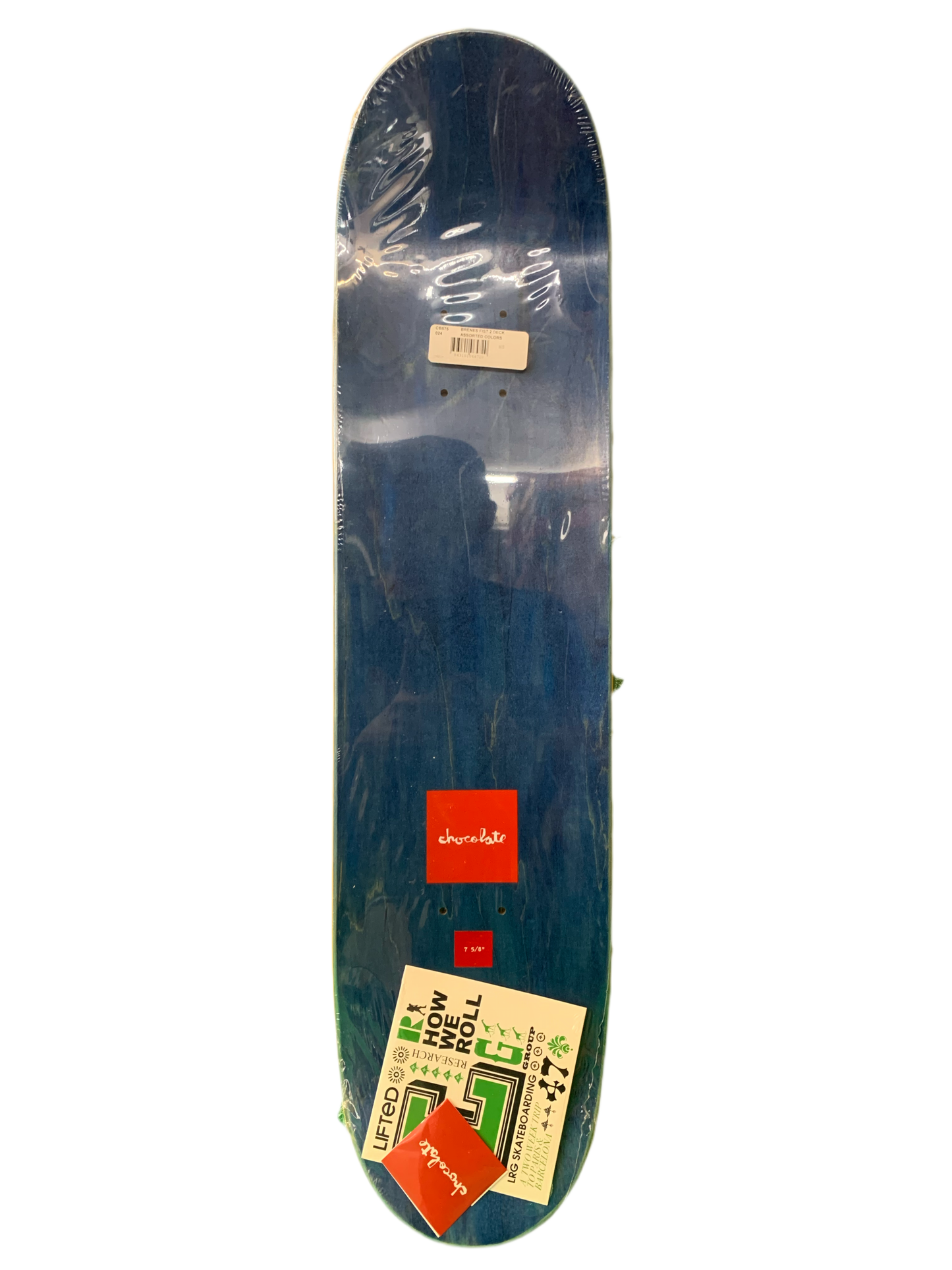 Chocolate Chico Brenes Fist 2 Blue/White 8" Classic Skateboard Deck