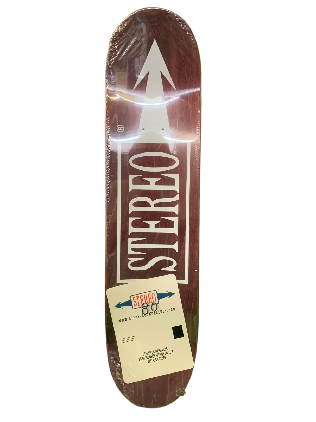 Stereo Jack Sabback The Sound Black 8" Classic Skateboard Deck