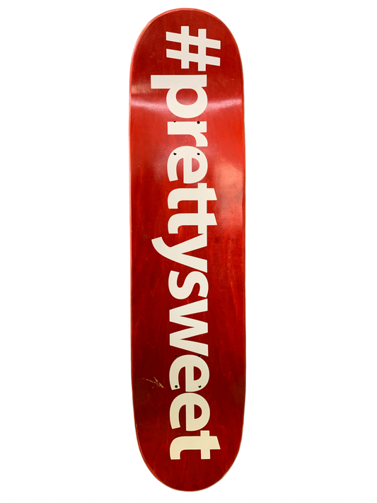 Chocolate Kenny Anderson Script Red #prettysweet 8" Classic Skateboard Deck