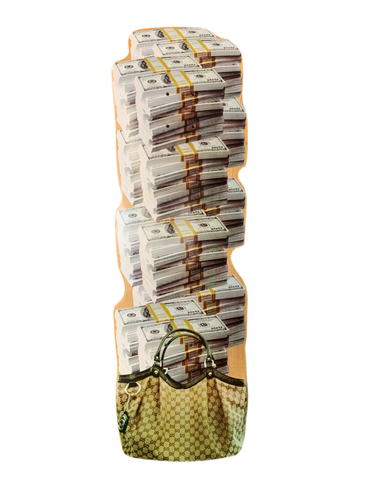 Alltimers Money Stacks Shaped 8.75" Classic Skateboard Deck