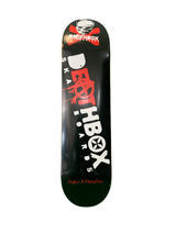 Deathbox Skateboards Logo Black 8.0" Classic Skateboard Deck