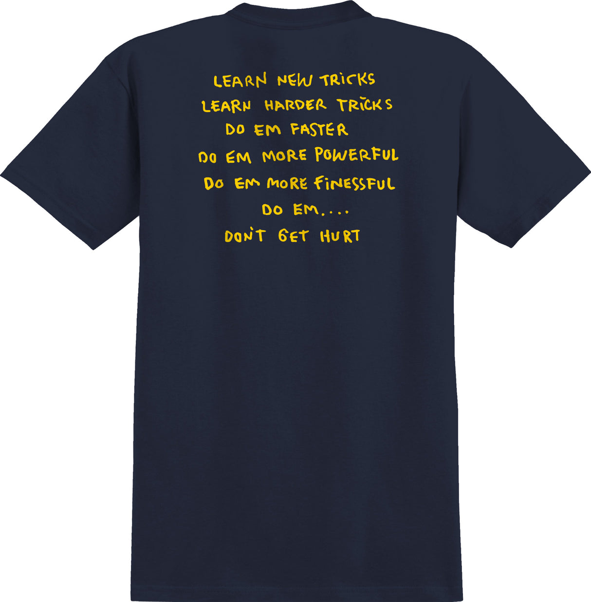 Krooked New Tricks True Navy Yellow S/s Shirt