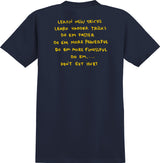 Krooked New Tricks True Navy Yellow S/s Shirt