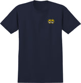 Krooked New Tricks True Navy Yellow S/s Shirt