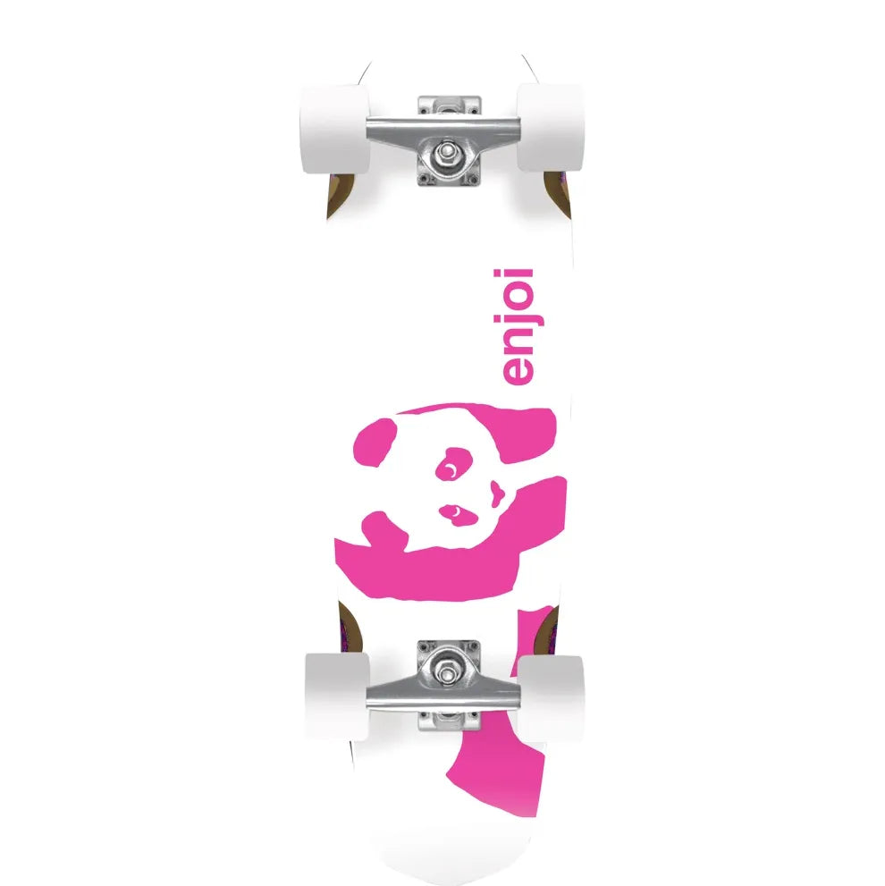 Enjoi Whitey Panda Cruiser 28" Cruiser Complete Skateboard CONFIRM