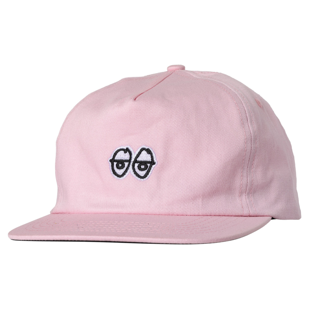 Krooked Eyes Pink Snapback Hat