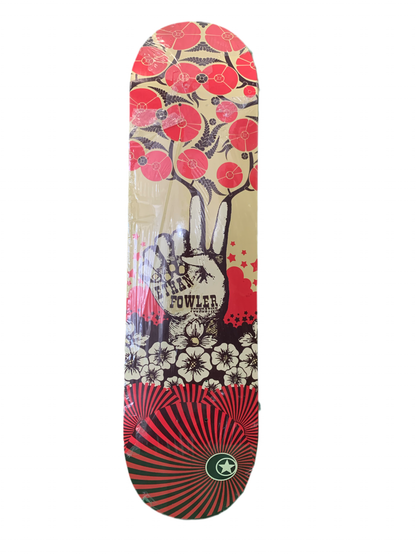 Foundation x Shepard Fairey Ethan Fowler Peace 7.8" Classic Skateboard Deck