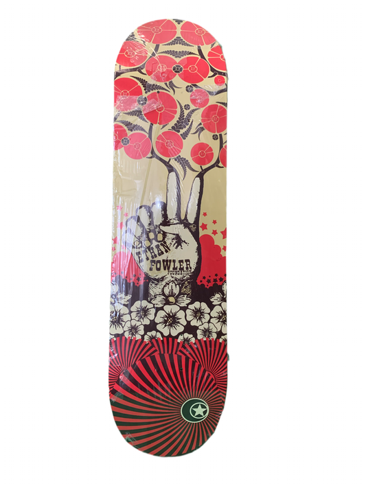 Foundation x Shepard Fairey Ethan Fowler Peace 7.8" Classic Skateboard Deck