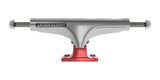 Independent Stage 4 Hollow Bar Logo Silver Ano Red Skateboard Trucks
