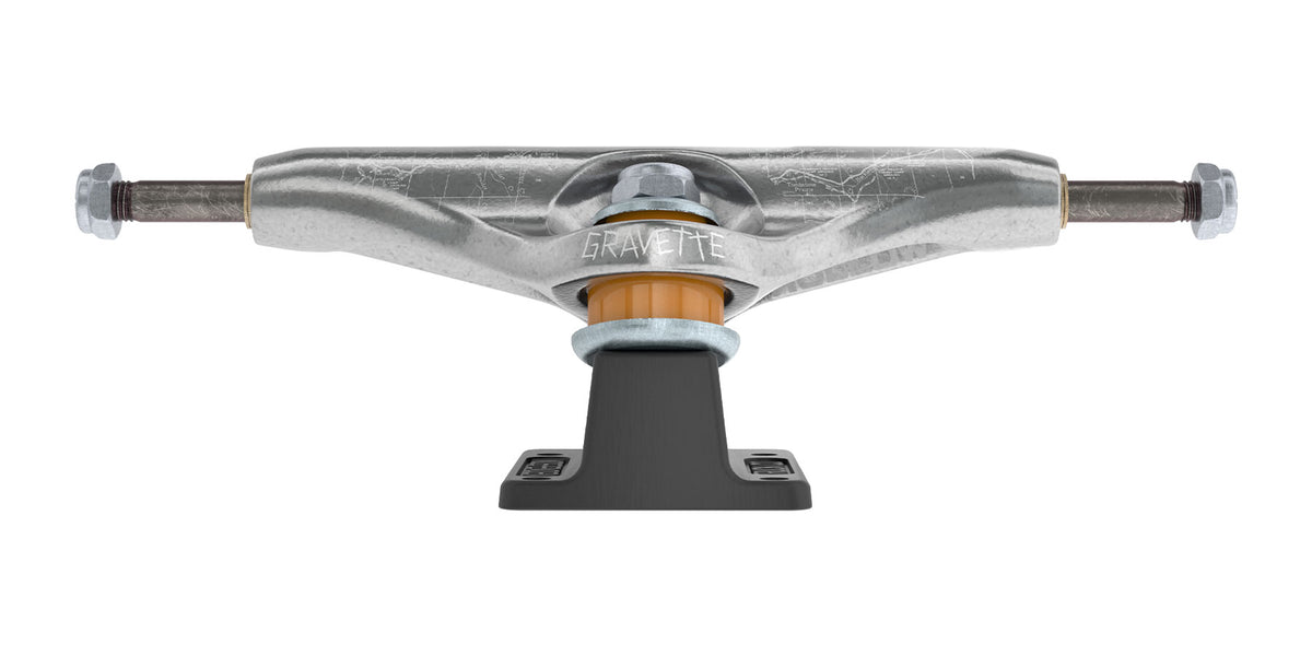 Independent Stage 11 Hollow David Gravette Pro Silver Black Standard Trucks