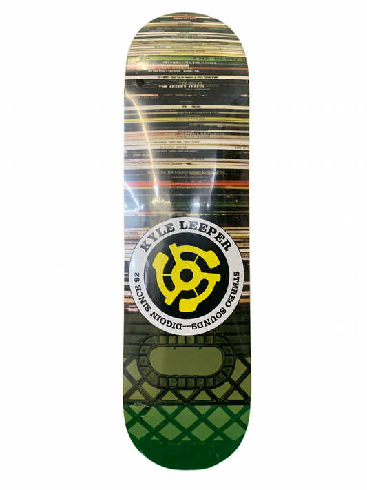 Stereo Kyle Leeper Record Crate 8.5" Classic Skateboard Deck