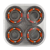 Bronson Speed Co. Zion Wright Pro 6-Ball Raw Skateboard Bearings