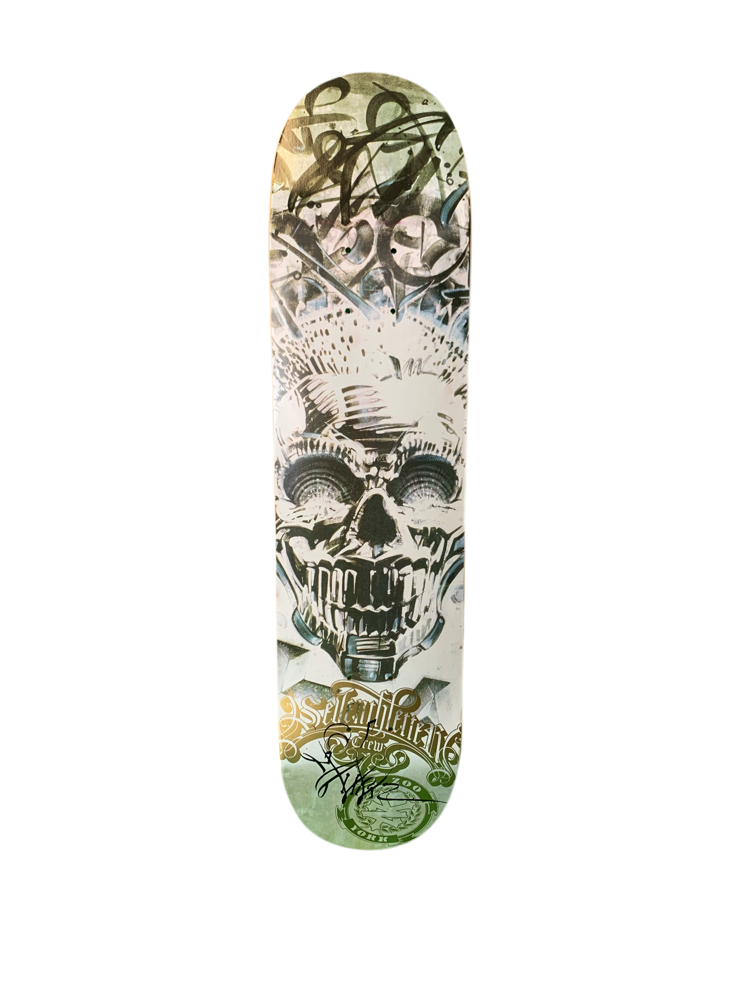 Zoo York Seventh Letter Crew Chaz Bojorquez Art 7.5" Classic Skateboard Deck