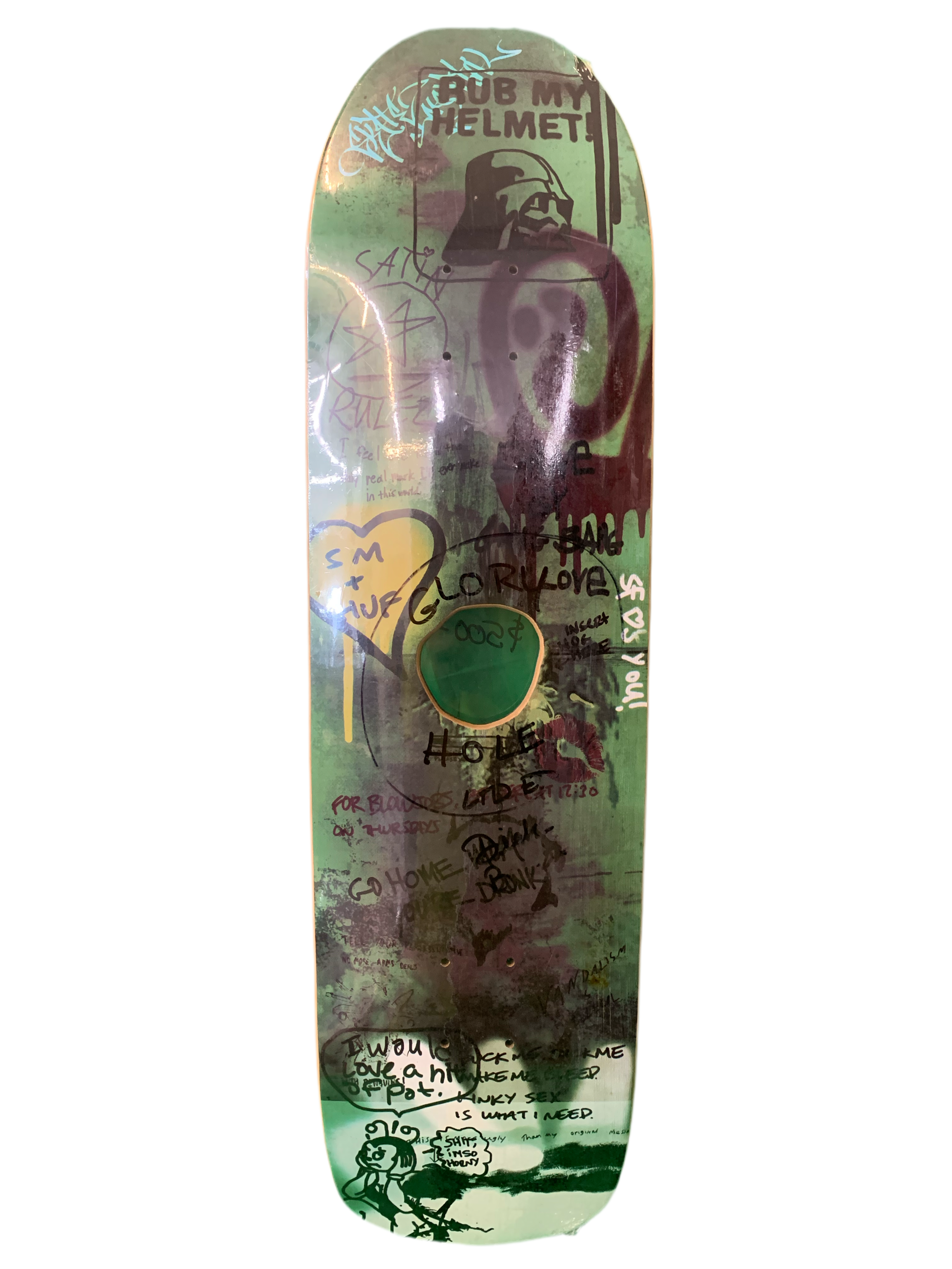 HUF BODEGA SKATEDECK グリーン O/S HUF Sobe 8.1