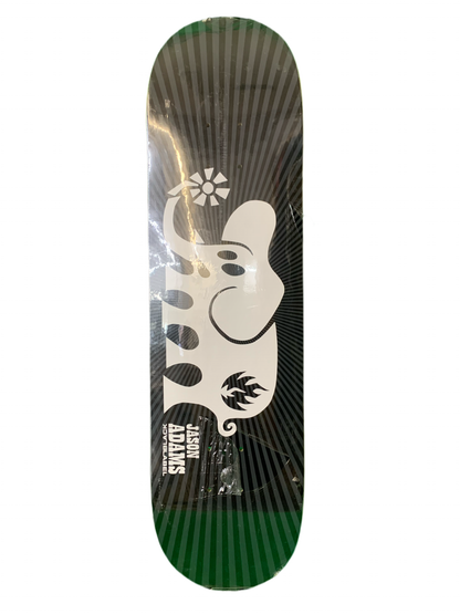 Black Label Jason Adams Elephant Logo 8.25" Classic Skateboard Deck