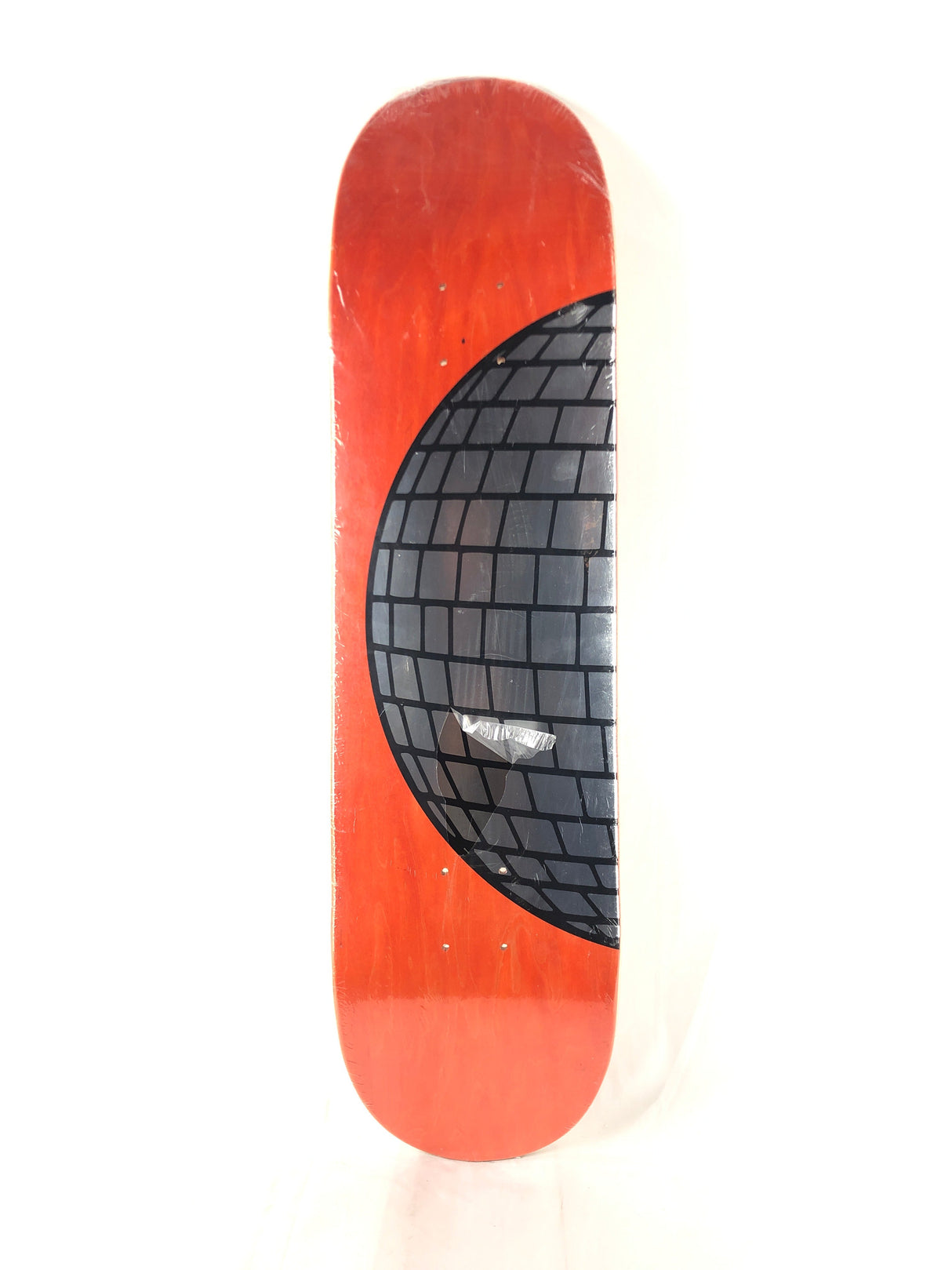 Dance Disco Ball Graphic Blank Orange Silver Black Size 8.125 Skateboard Deck