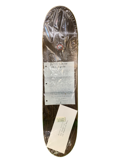 Deathwish Free Antwuan Signed Black/Blue 8.19'' Classic Skateboard Deck