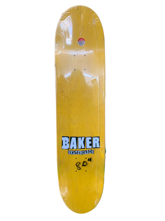 Baker Split B Logo Red/Black 8" Classic Skateboard Deck