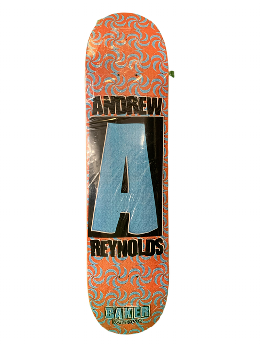 Baker Andrew Reynolds Psych A 7.75" Classic Skateboard Deck