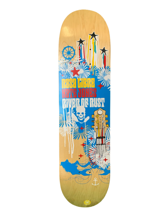 Rasa Libre Nate Jones River of Rust 7.75" Classic Skateboard Deck