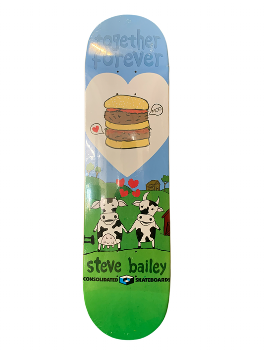 Consolidated Steve Bailey Together Forever 7.8" Classic Skateboard Deck