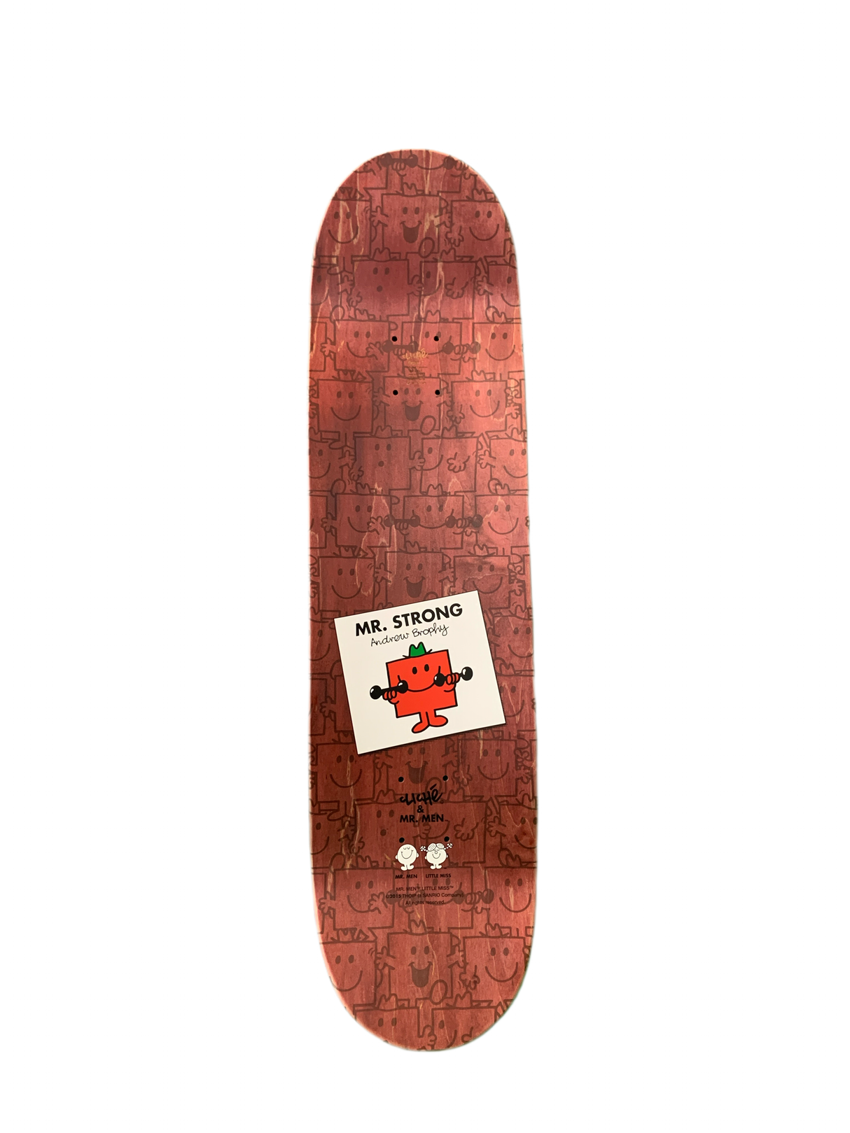 Cliche x Mr. Men Andrew Brophy Mr. Strong  8.5" Classic Skateboard Deck