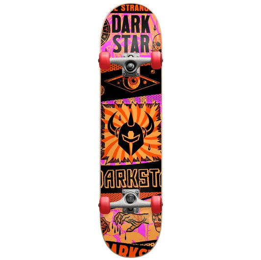 Darkstar Collapse Orange First Push 7.875" Complete Skateboard