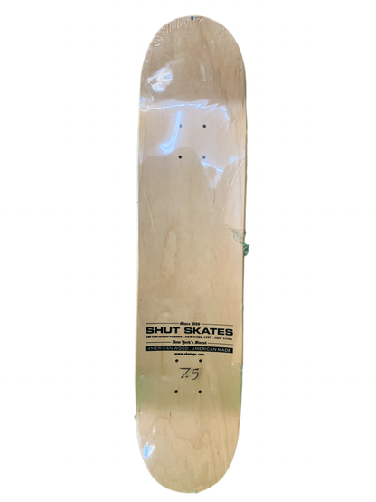 Shut Javier Nunez Gangland Killers Series 7.5" Classic Skateboard Deck