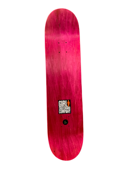 Girl Alex Olson Alva Yellow/Blue 8" Classic Skateboard Deck