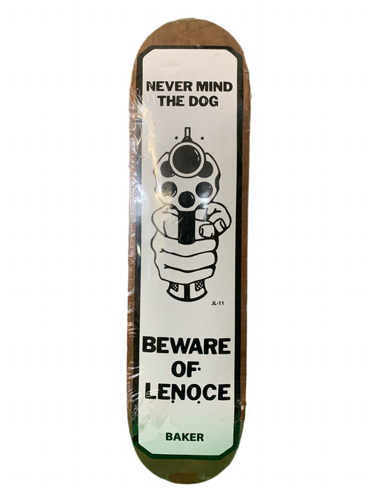Baker Jeff Lenoce Beware Of 7.8" Classic Skateboard Deck