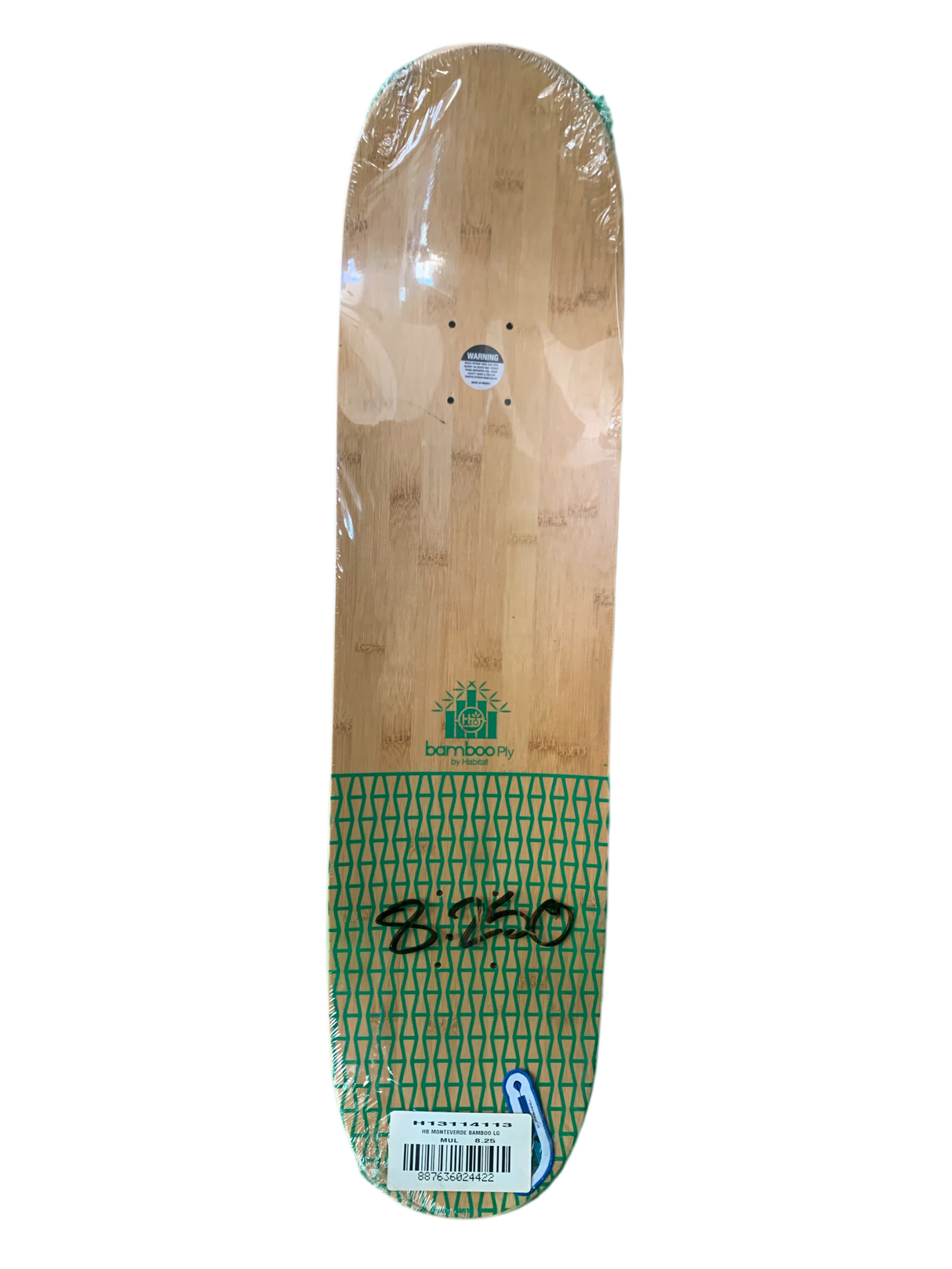 Habitat Charley Harper Monteverde Bamboo 8.25" Classic Skateboard Deck