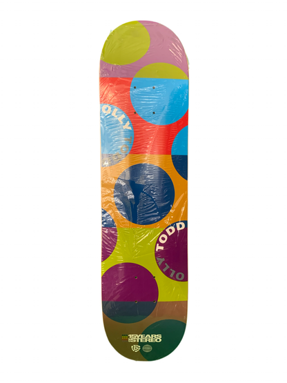 Stereo Olly Todd 15 Years Of Stereo Polka Dots 7.75" Classic Skateboard Deck