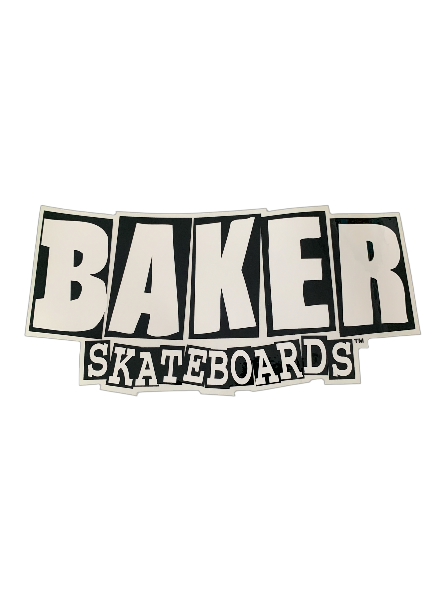 Baker Brand Logo Sticker 8.5" x 4"