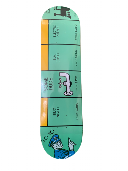 Turf Some Dude Monopoly 8" Classic Skateboard Deck