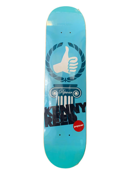 Popwar Kenny Reed Trophy Blue 7.8" Classic Skateboard Deck