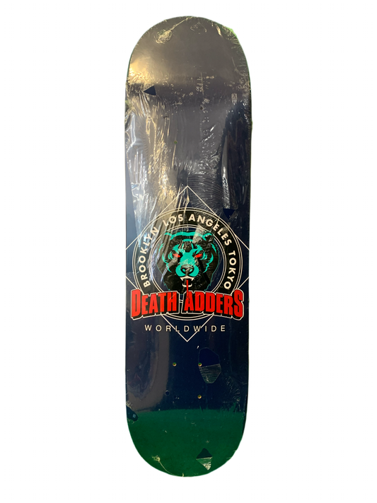 Death Adders Logo Head 8.25" Classic Skateboard Deck