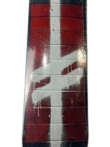 Deathwish Power Logo Bricks 2019 Textured Graphic Black Red White Size 8.475" Vintage NOS Deck