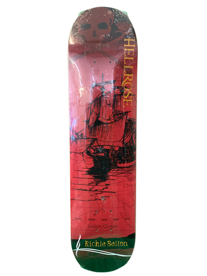 Hellrose Richie Belton Pirate Series 2005 7.5" Classic Skateboard Deck