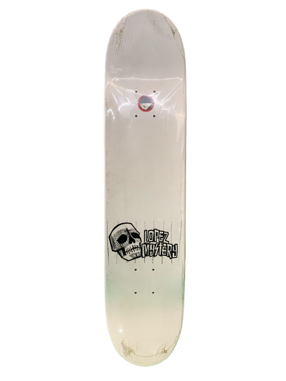 Mystery Adrian Lopez Signed Jack Box 7.5" Classic Skateboard Deck