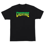 Creature Logo Black  S/s Shirt