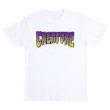 Creature Logo White Purple  S/s Shirt