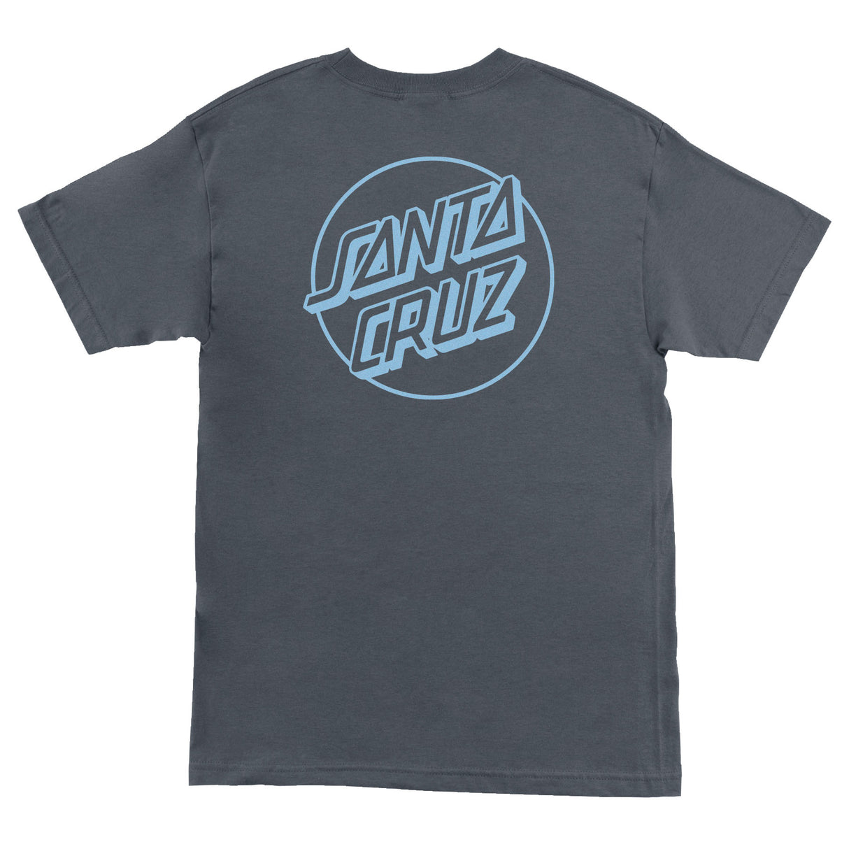 Santa Cruz Opus Dot Charcoal Sky Blue  S/s Shirt