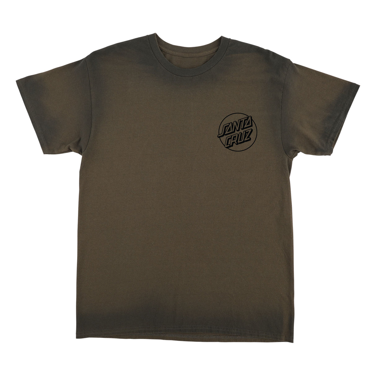 Santa Cruz Opus Dot S/S Heavyweight T-Shirt Seam Spray Olive