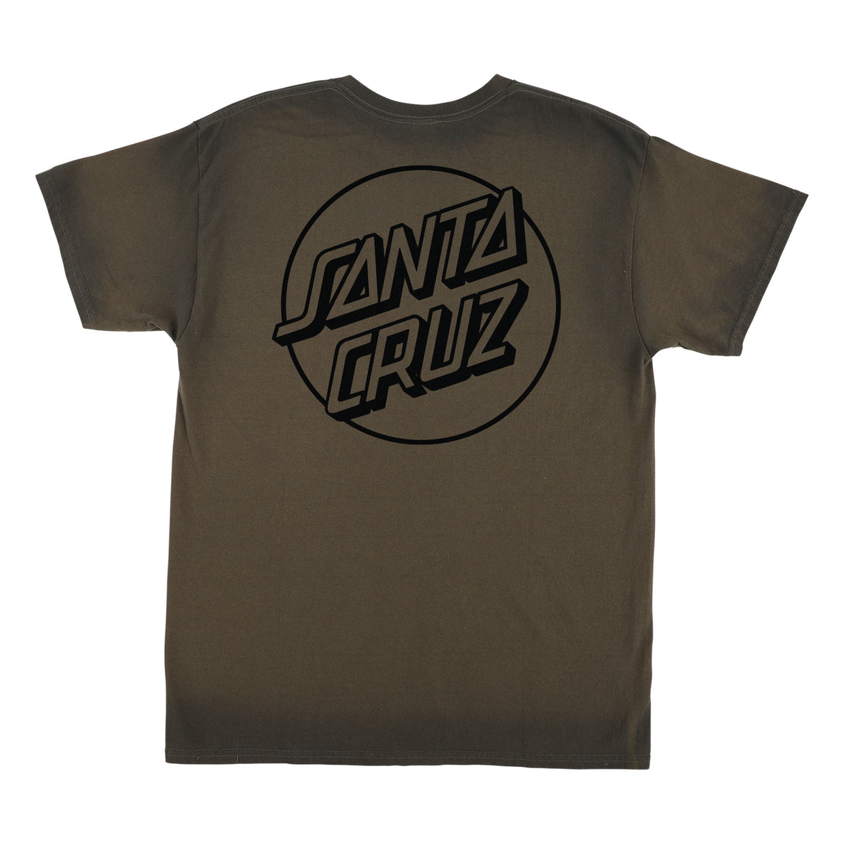 Santa Cruz Opus Dot S/S Heavyweight T-Shirt Seam Spray Olive
