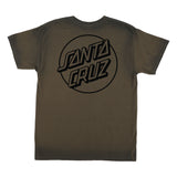 Santa Cruz Opus Dot S/S Heavyweight T-Shirt Seam Spray Olive