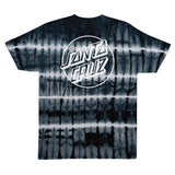 Santa Cruz Opus Dot Midweight Black Shibori S/s Shirt