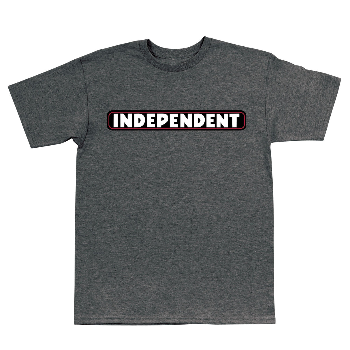 Independent Bar Logo Dark Heather Grey Heavyweight S/s Shirt
